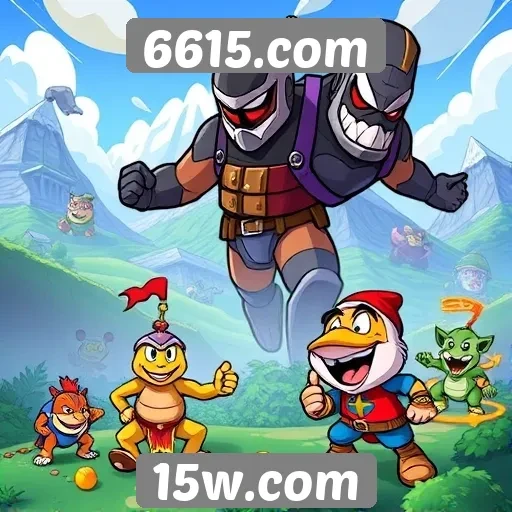 Comparação de jogos populares disponíveis em 6615.com